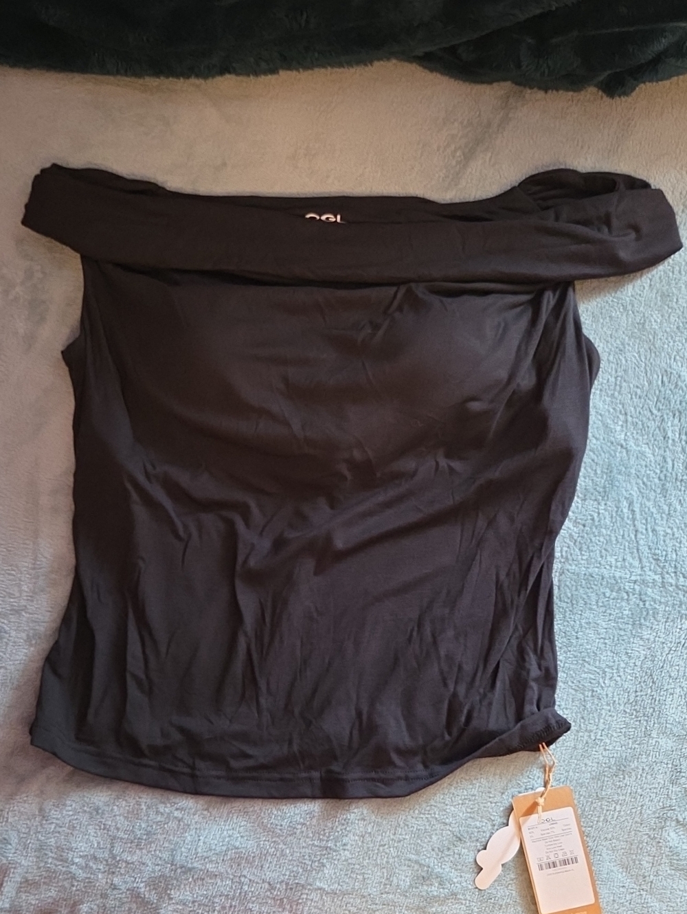 OGL, Black Off-Shoulder Women’s Top